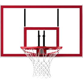 Shatter-⁠proof Polycarbonate Backboard & Rim Combo