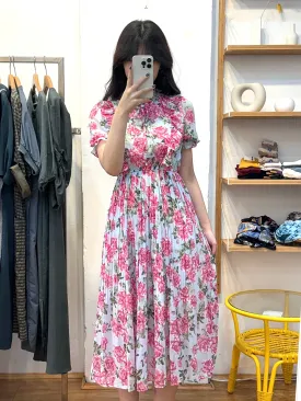 Spring Garden Floral Dress