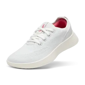 Women's Tree Runner Go - Blizzard/Vivid Red (Natural White Sole)